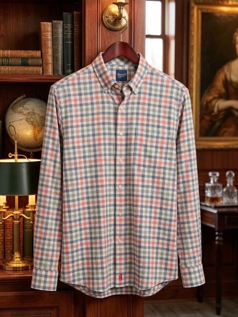 NWT johnnie-O Performance Plaid Shirt Tweener Button XL $138 MSRP